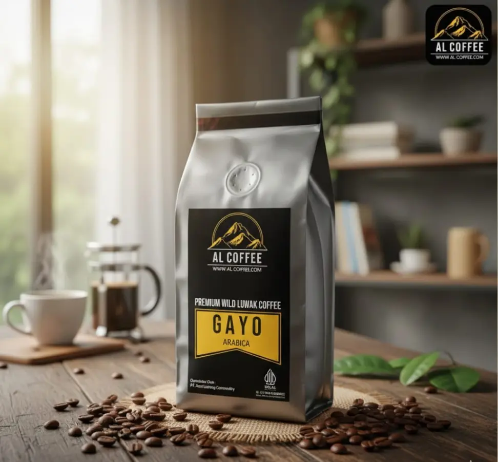 Kopi Luwak Liar Arabica Gayo 250 gr Ground/Roasted Bean Al Coffee - Bubuk Halus