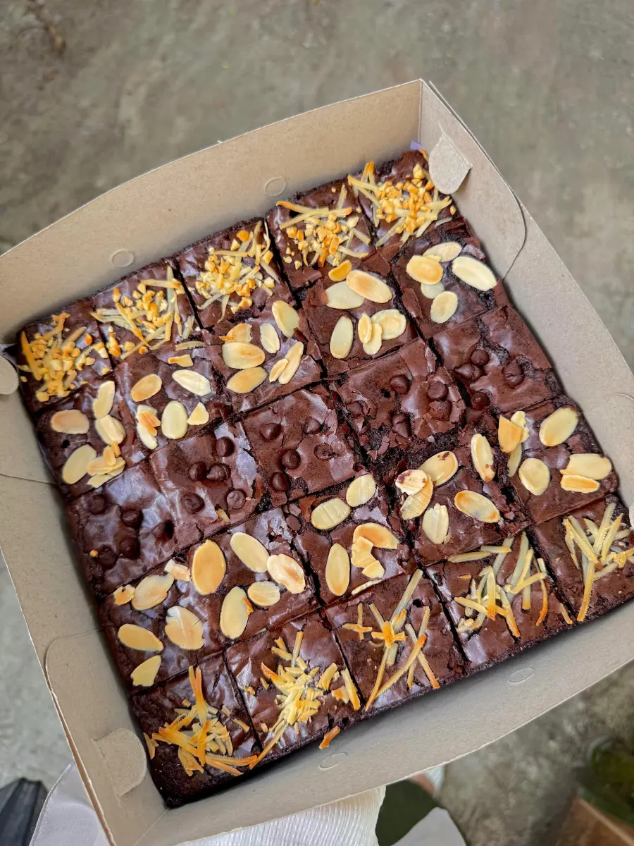 Brownies fudgy